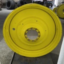 15"W x 50"D, John Deere Yellow 10-Hole Formed Plate , -6.75" Offset