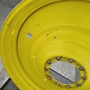 15"W x 50"D, John Deere Yellow 10-Hole Formed Plate , -6.75" Offset
