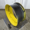 15"W x 34"D, John Deere Yellow 12-Hole Waffle Wheel (Groups of 3 bolts)