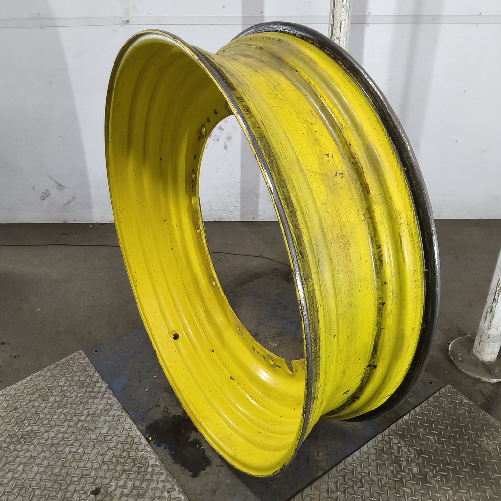13"W x 46"D, John Deere Yellow 12-Hole Stub Disc , -3.25" Offset