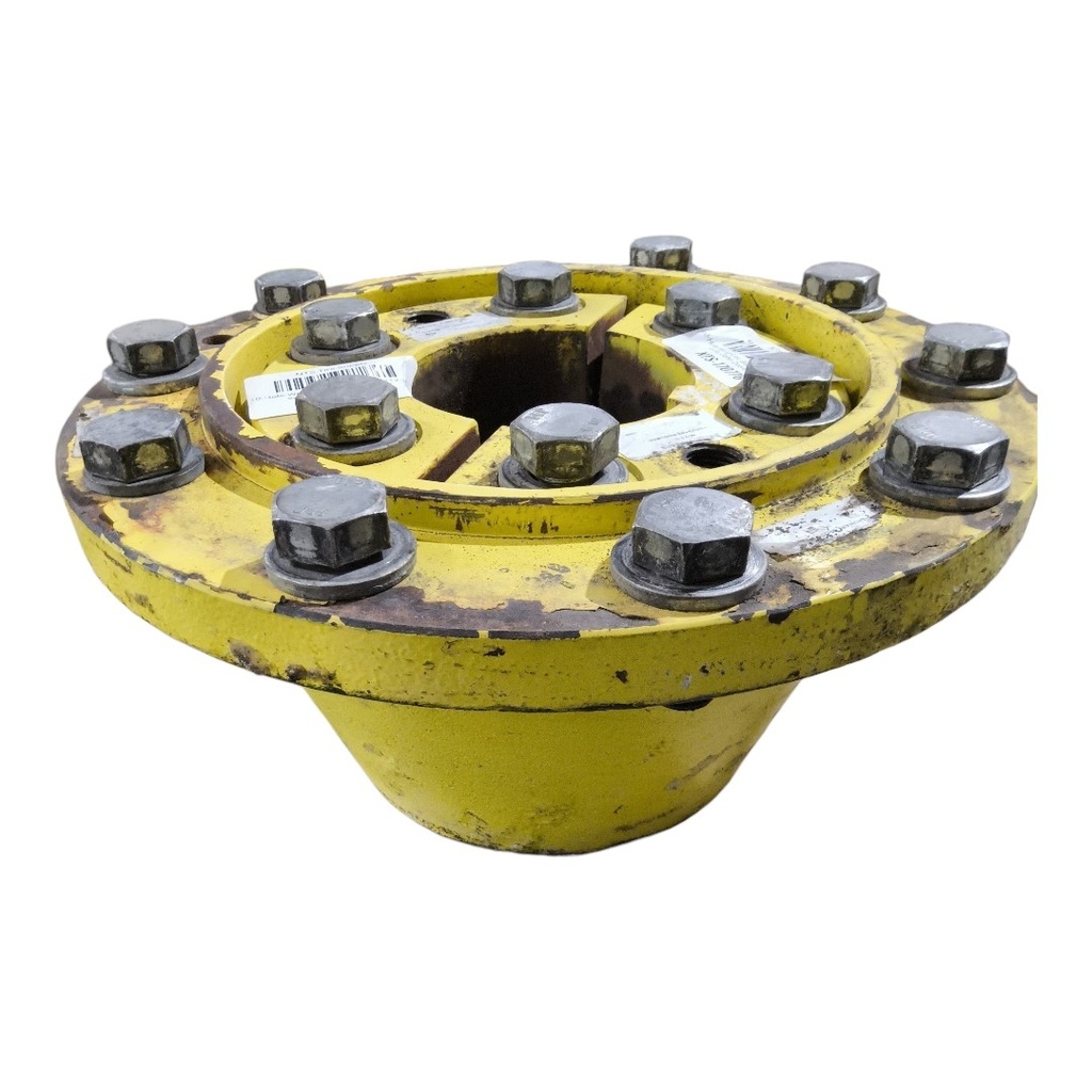 10-Hole Wedg-Loc Base, 4.72" (120mm) axle, John Deere Yellow