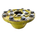 10-Hole Wedg-Loc Base, 4.72" (120mm) axle, John Deere Yellow