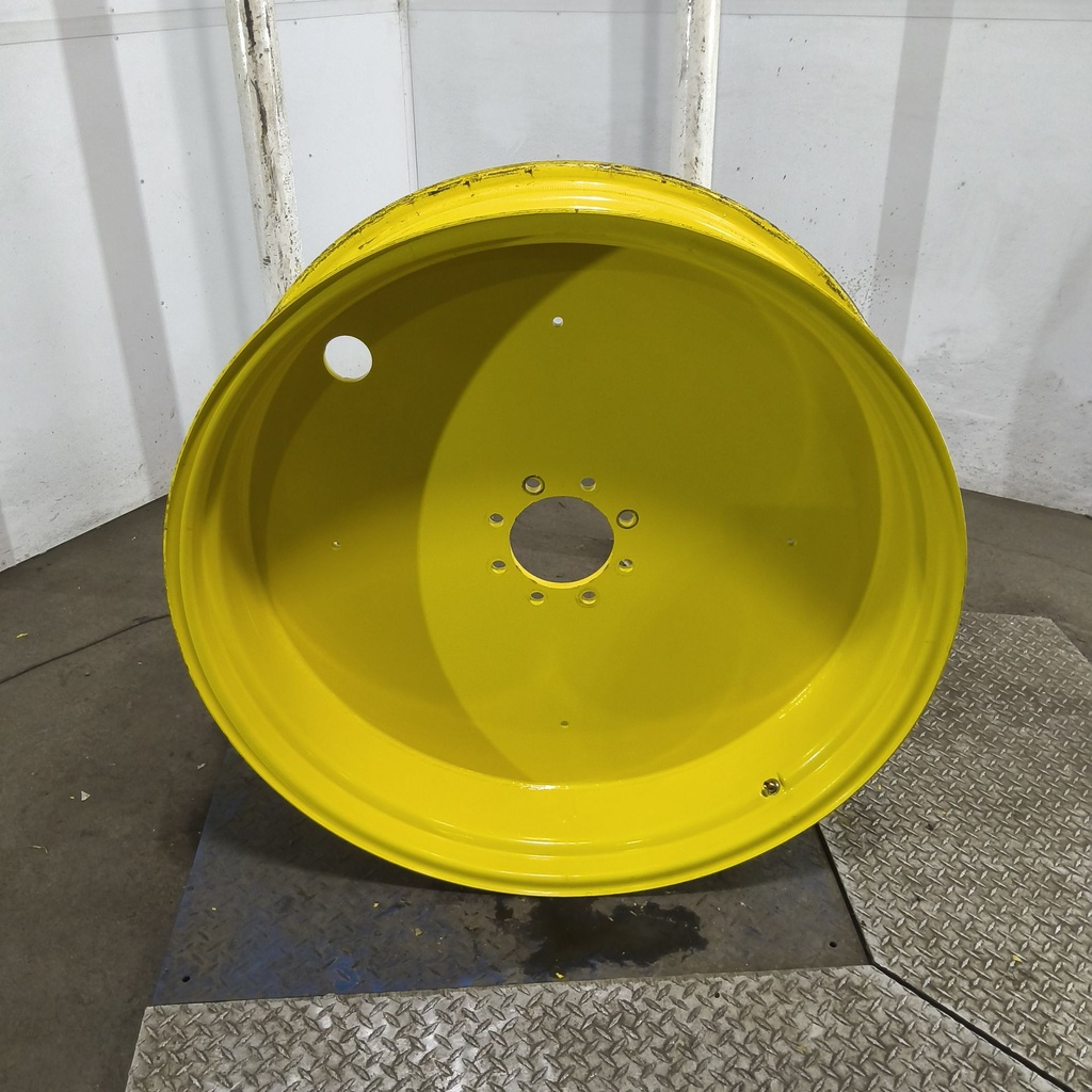 10"W x 38"D, John Deere Yellow 8-Hole Formed Plate Sprayer , -2.25" Offset