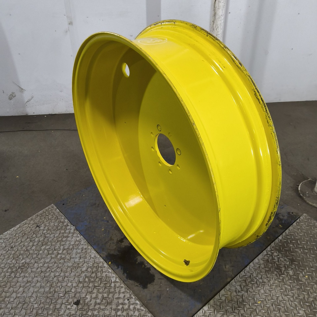 10"W x 38"D, John Deere Yellow 8-Hole Formed Plate Sprayer , -2.25" Offset