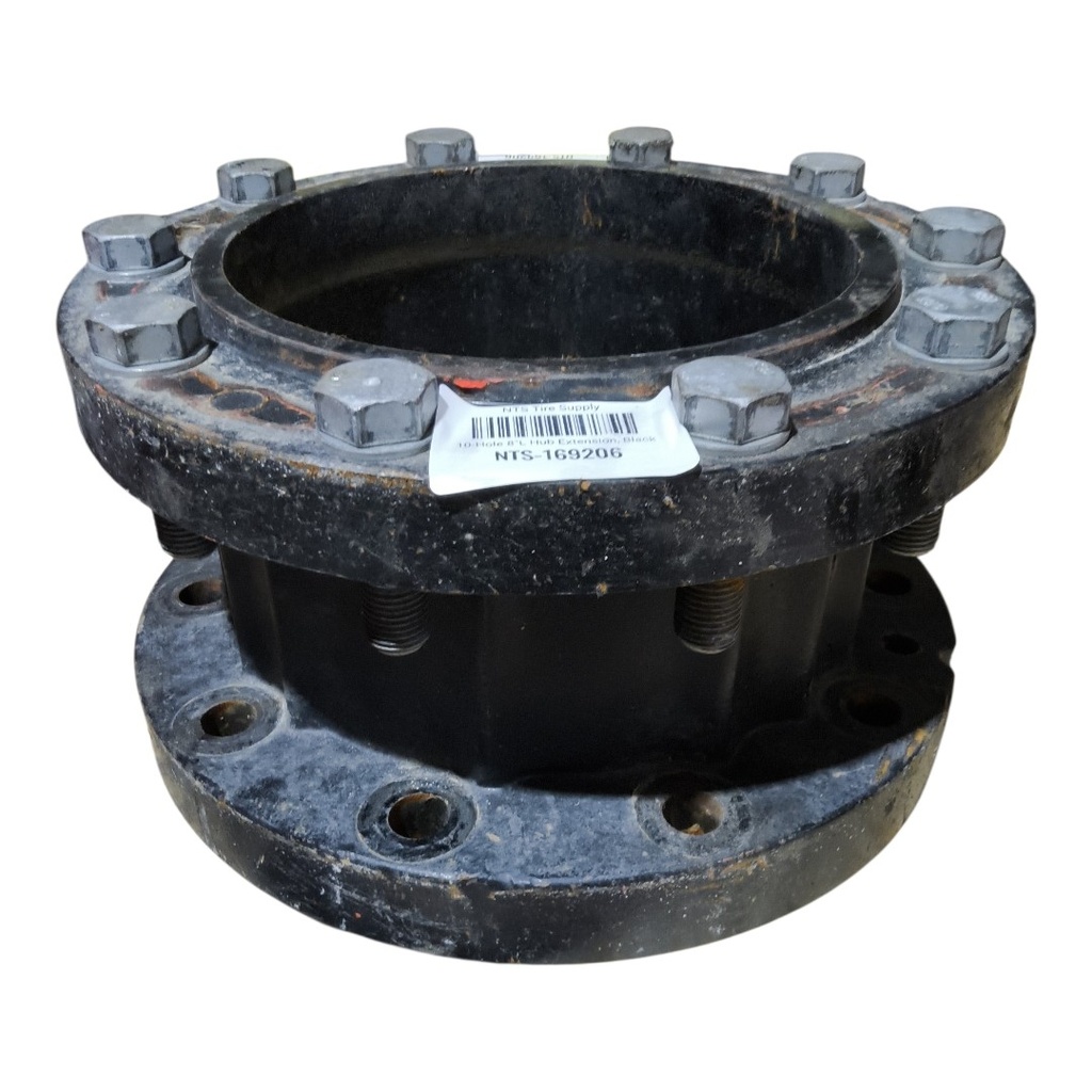 10-Hole 8"L Hub Extension, Black