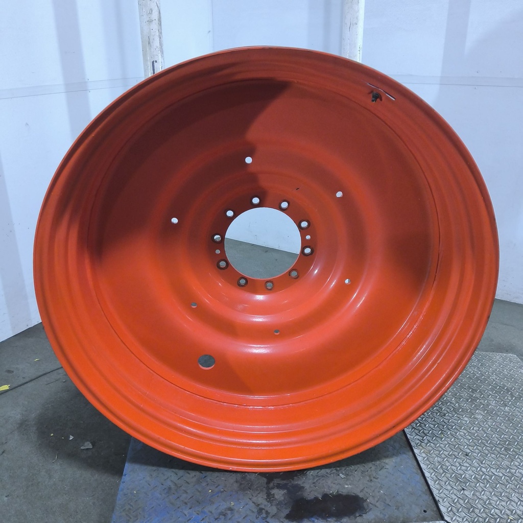 15"W x 50"D, Vermeer Orange 10-Hole Formed Plate , -8.75" Offset