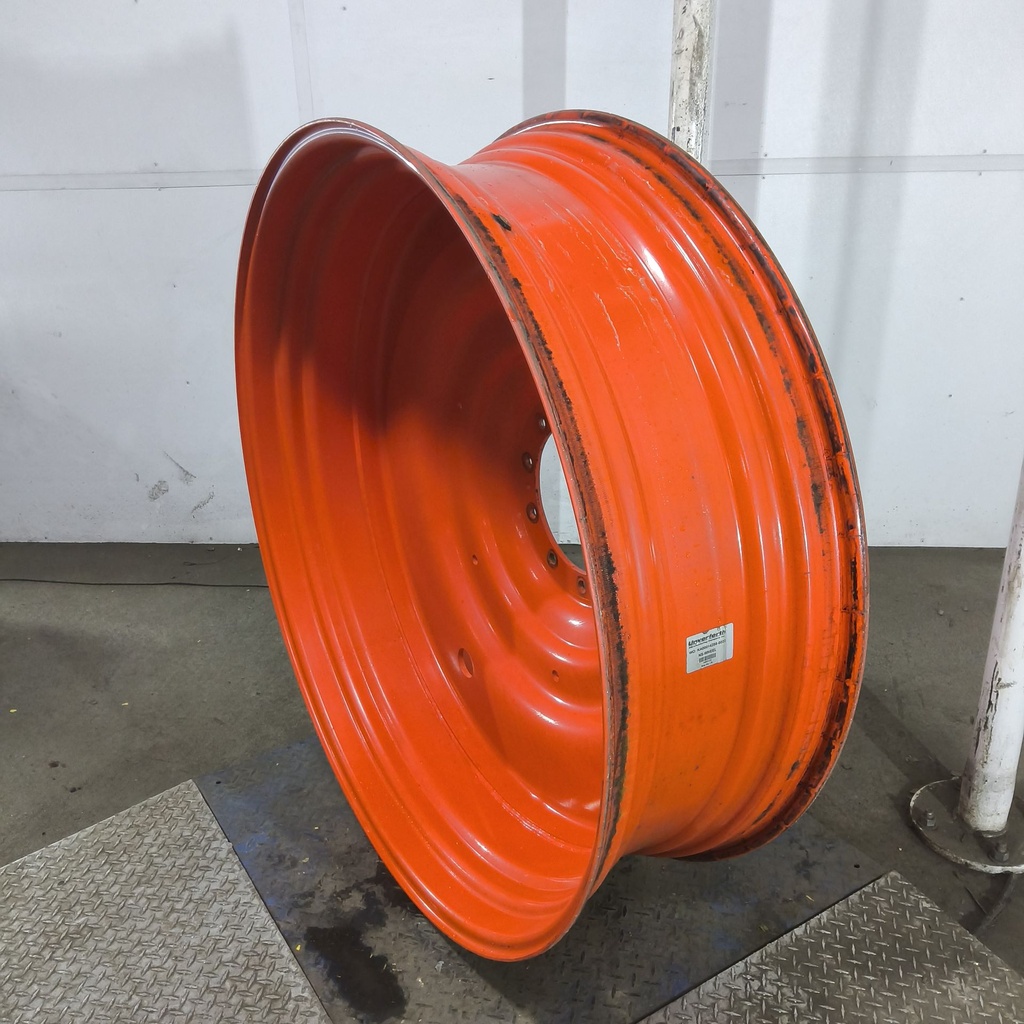 15"W x 50"D, Vermeer Orange 10-Hole Formed Plate , -8.75" Offset