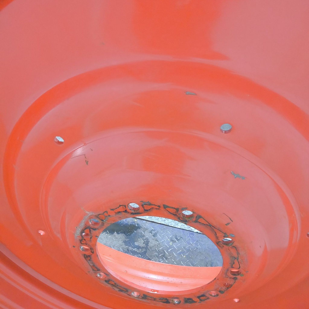 15"W x 50"D, Vermeer Orange 10-Hole Formed Plate , -8.75" Offset