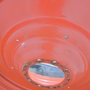 15"W x 50"D, Vermeer Orange 10-Hole Formed Plate , -8.75" Offset