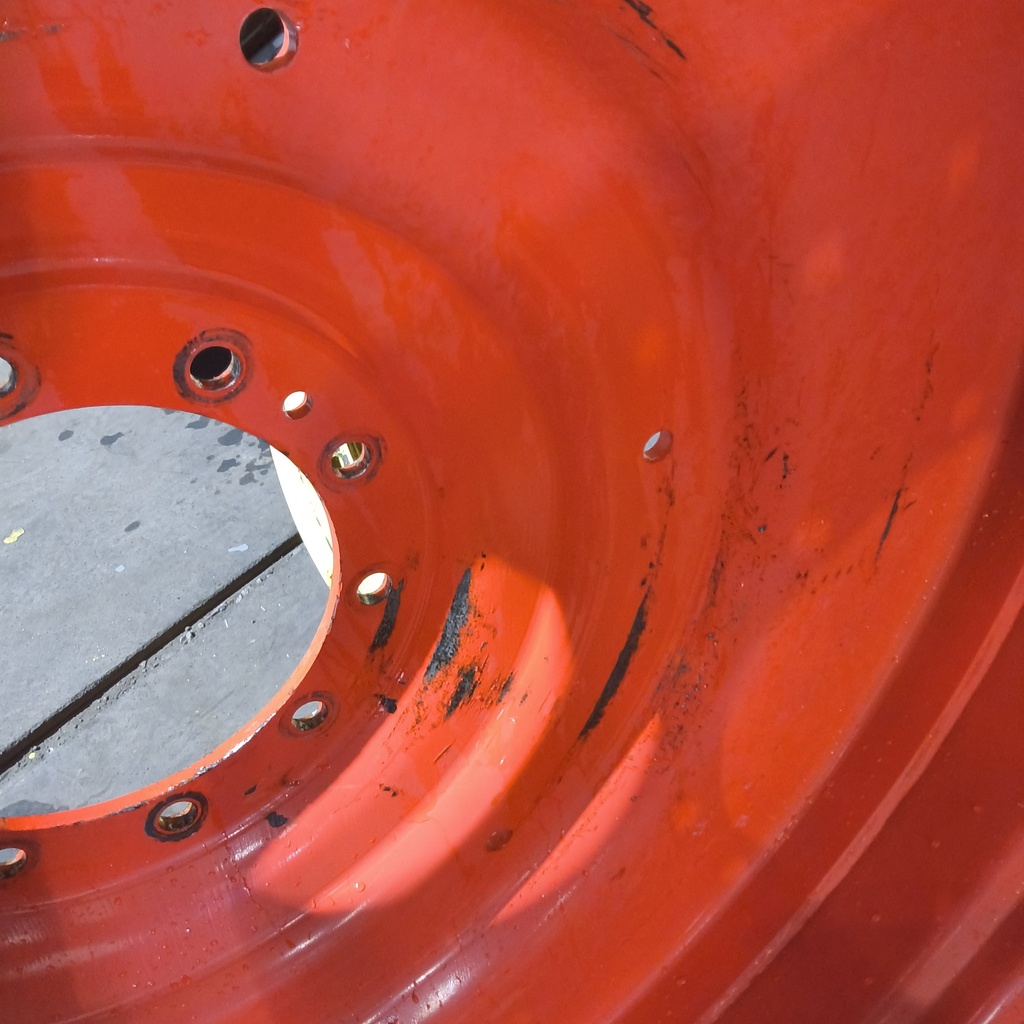 15"W x 50"D, Vermeer Orange 10-Hole Formed Plate , -8.75" Offset