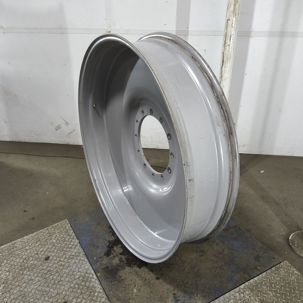 10"W x 46"D, Agco Corp Gray 12-Hole Formed Plate , -4.12" Offset