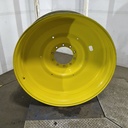 16"W x 46"D, John Deere Yellow 10-Hole Formed Plate , -6.88" Offset