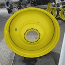 16"W x 46"D, John Deere Yellow 10-Hole Formed Plate , -6.88" Offset