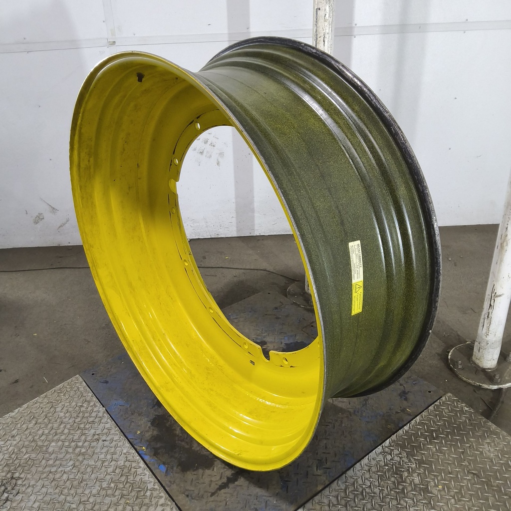 16"W x 46"D, John Deere Yellow 12-Hole Stub Disc , -3.25" Offset