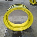 13"W x 34"D, John Deere Yellow 12-Hole Waffle Wheel (Groups of 3 bolts)