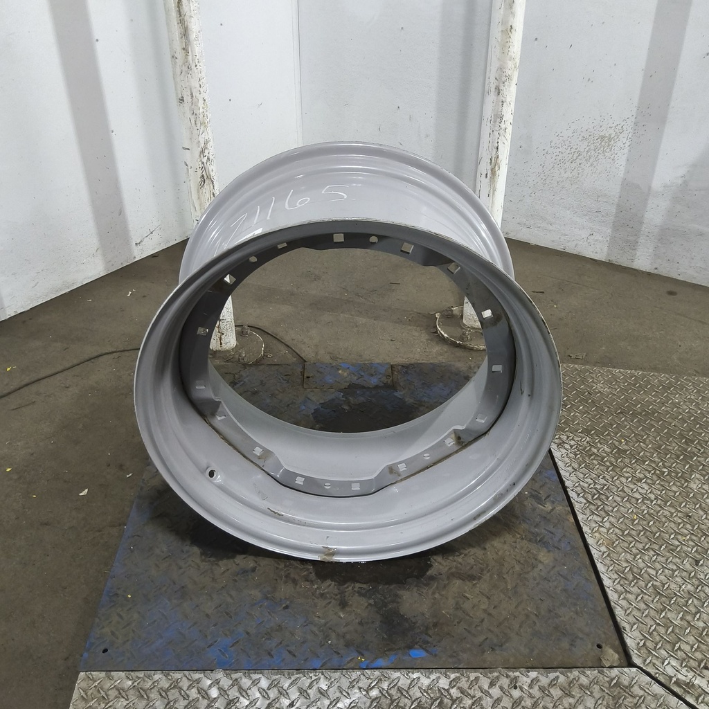 15"W x 28"D, Agco Corp Gray 8-Hole Waffle Wheel (Groups of 2 Bolts)