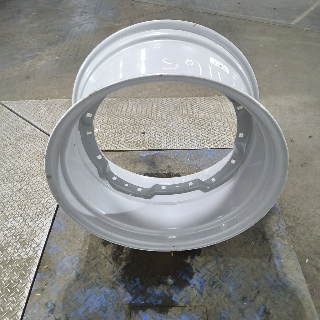15"W x 28"D, Agco Corp Gray 8-Hole Waffle Wheel (Groups of 2 Bolts)