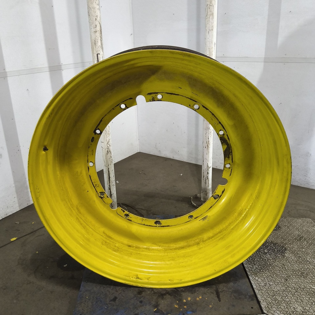 15"W x 50"D, John Deere Yellow 12-Hole Stub Disc , -3.12" Offset