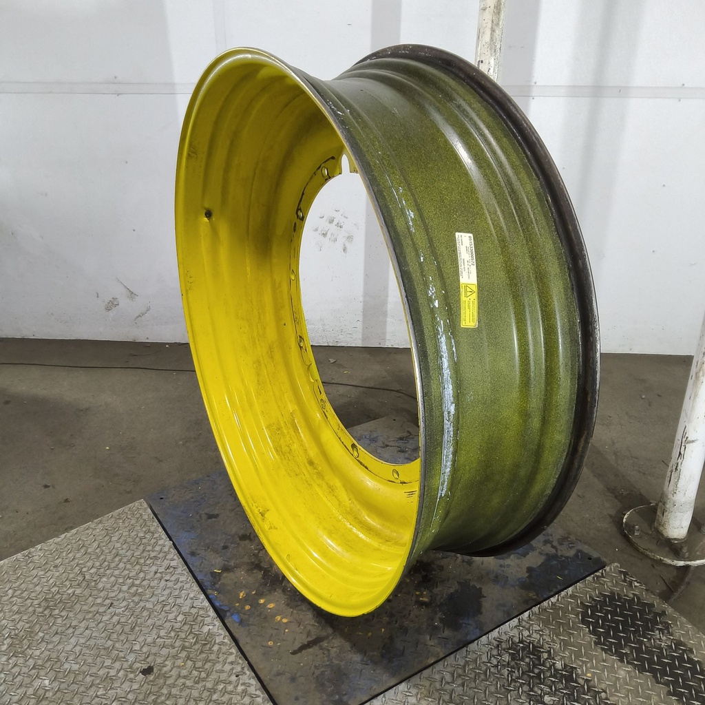 15"W x 50"D, John Deere Yellow 12-Hole Stub Disc , -3.12" Offset