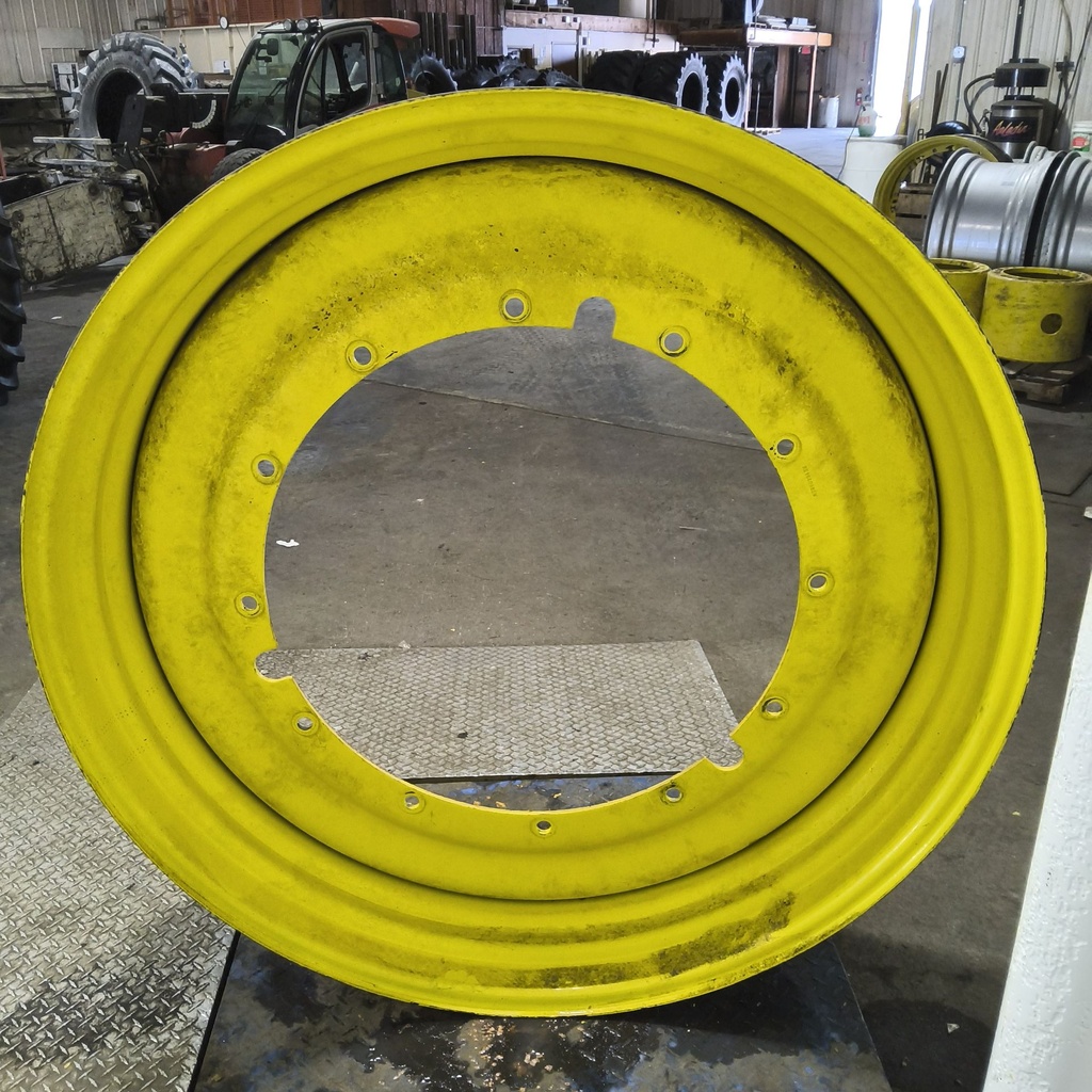 15"W x 50"D, John Deere Yellow 12-Hole Stub Disc , -3.12" Offset