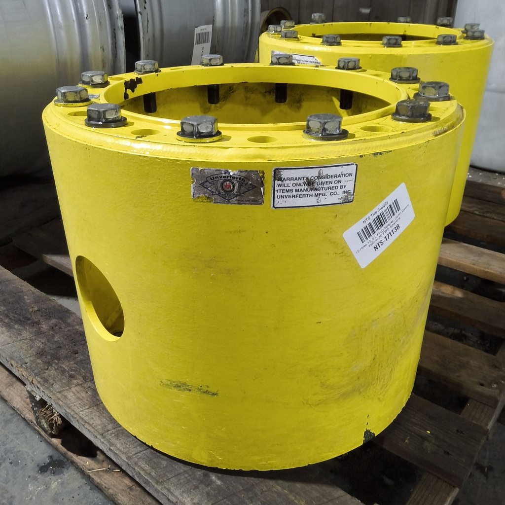 12-Hole 15.5"L FWD Spacer, John Deere Yellow JD FWD Spacers