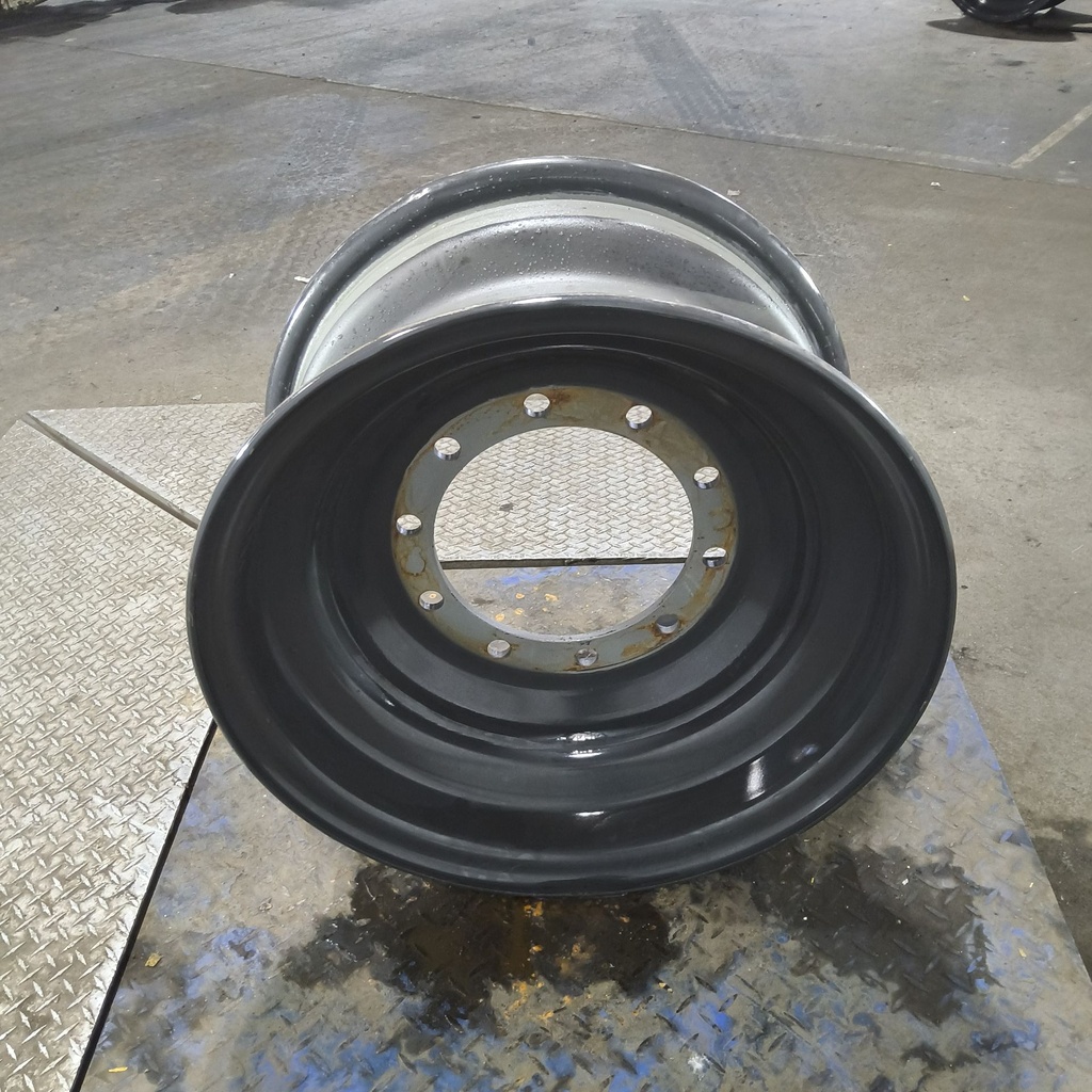 13"W x 25"D, AGCO GRAY/ BLACK 10-Hole Formed Plate , -0.5" Offset