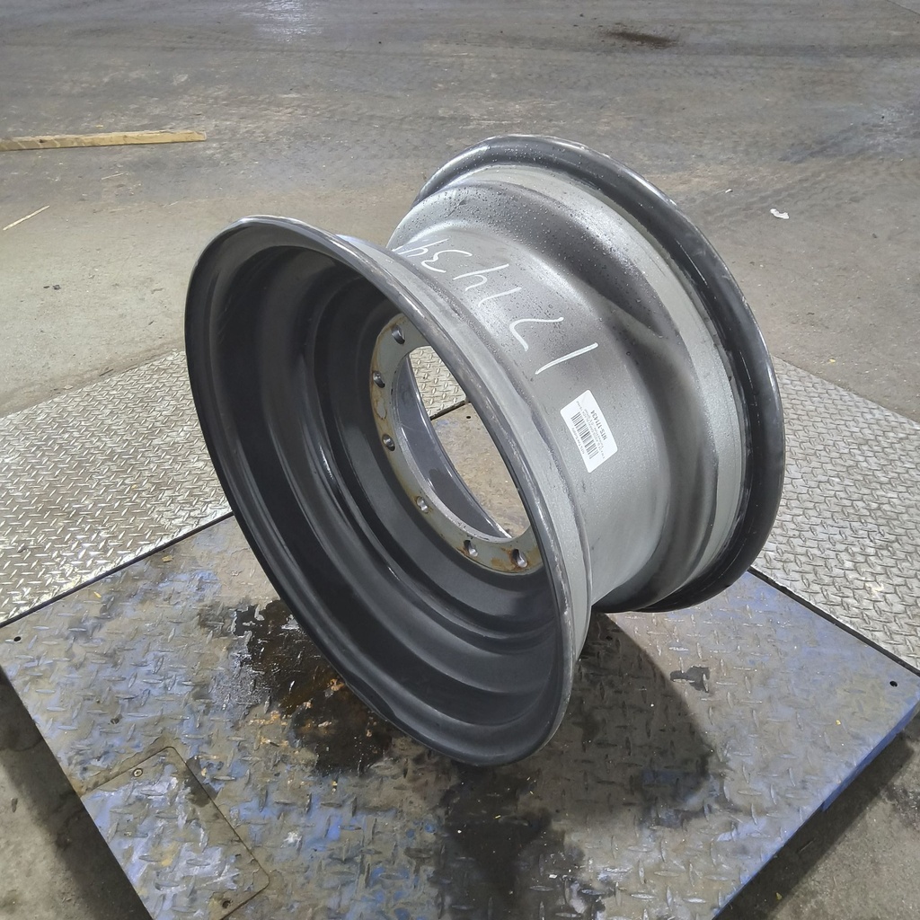13"W x 25"D, AGCO GRAY/ BLACK 10-Hole Formed Plate , -0.5" Offset