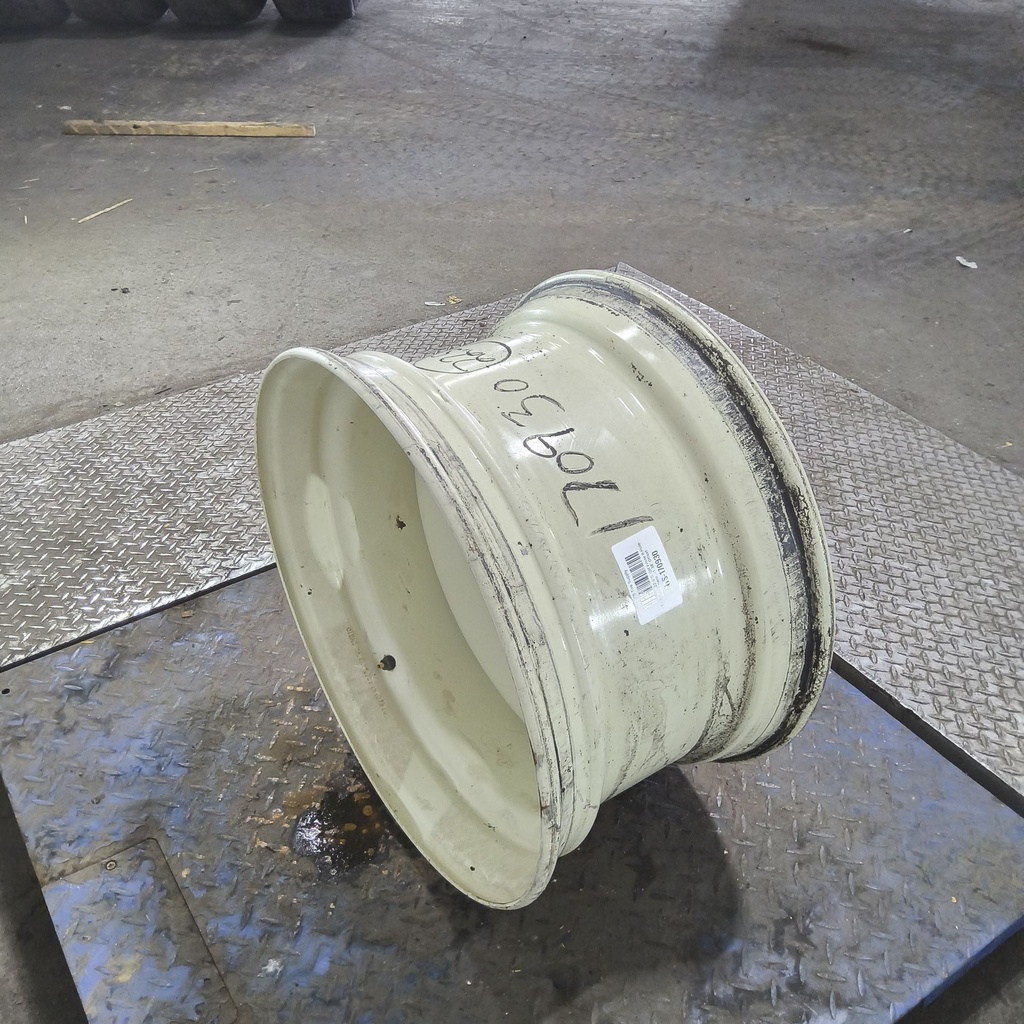 11.75"W x 22.5"D, Off White 8-Hole Implement , -1.38" Offset