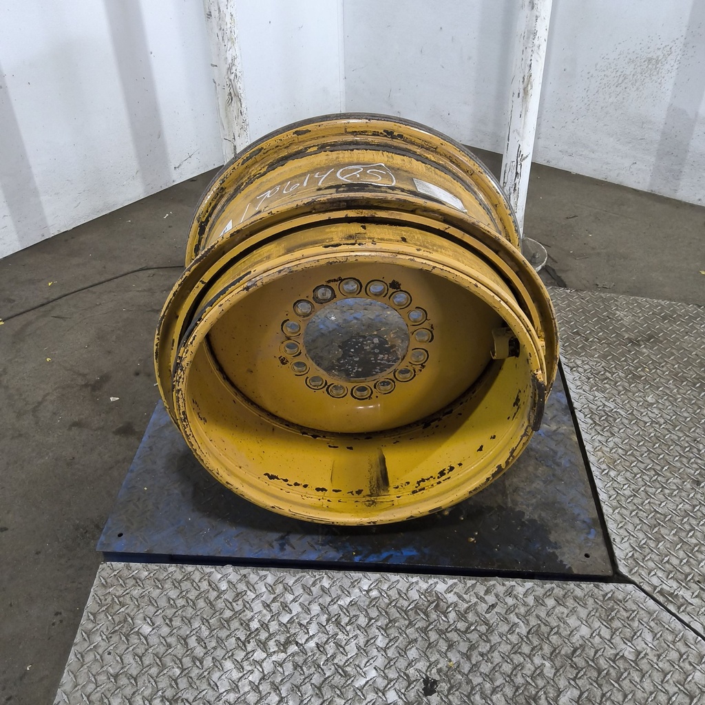 14"W x 25"D, Cat Yellow 16-Hole 3 Piece Style , -0.31" Offset