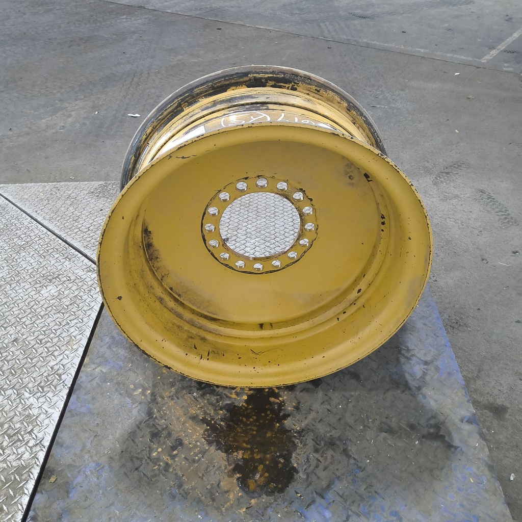 14"W x 25"D, Cat Yellow 16-Hole 3 Piece Style , -0.31" Offset