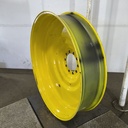 12"W x 54"D, John Deere Yellow 10-Hole Formed Plate , -9.25" Offset