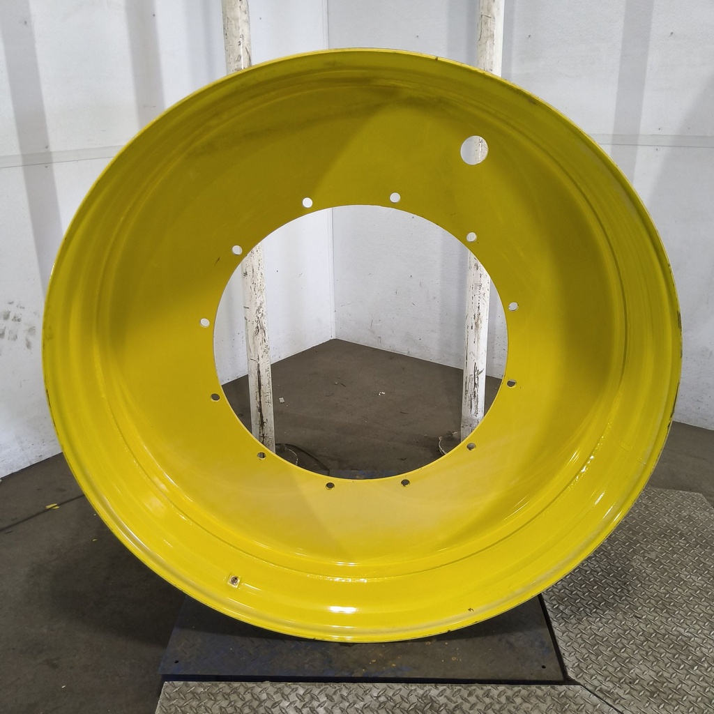 12"W x 54"D, John Deere Yellow 12-Hole Stub Disc , -3.5" Offset