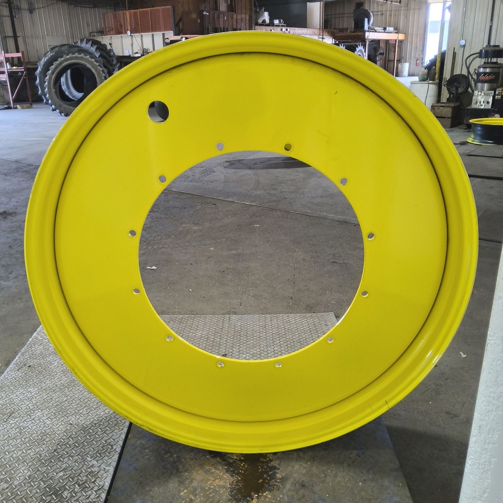 12"W x 54"D, John Deere Yellow 12-Hole Stub Disc , -3.5" Offset