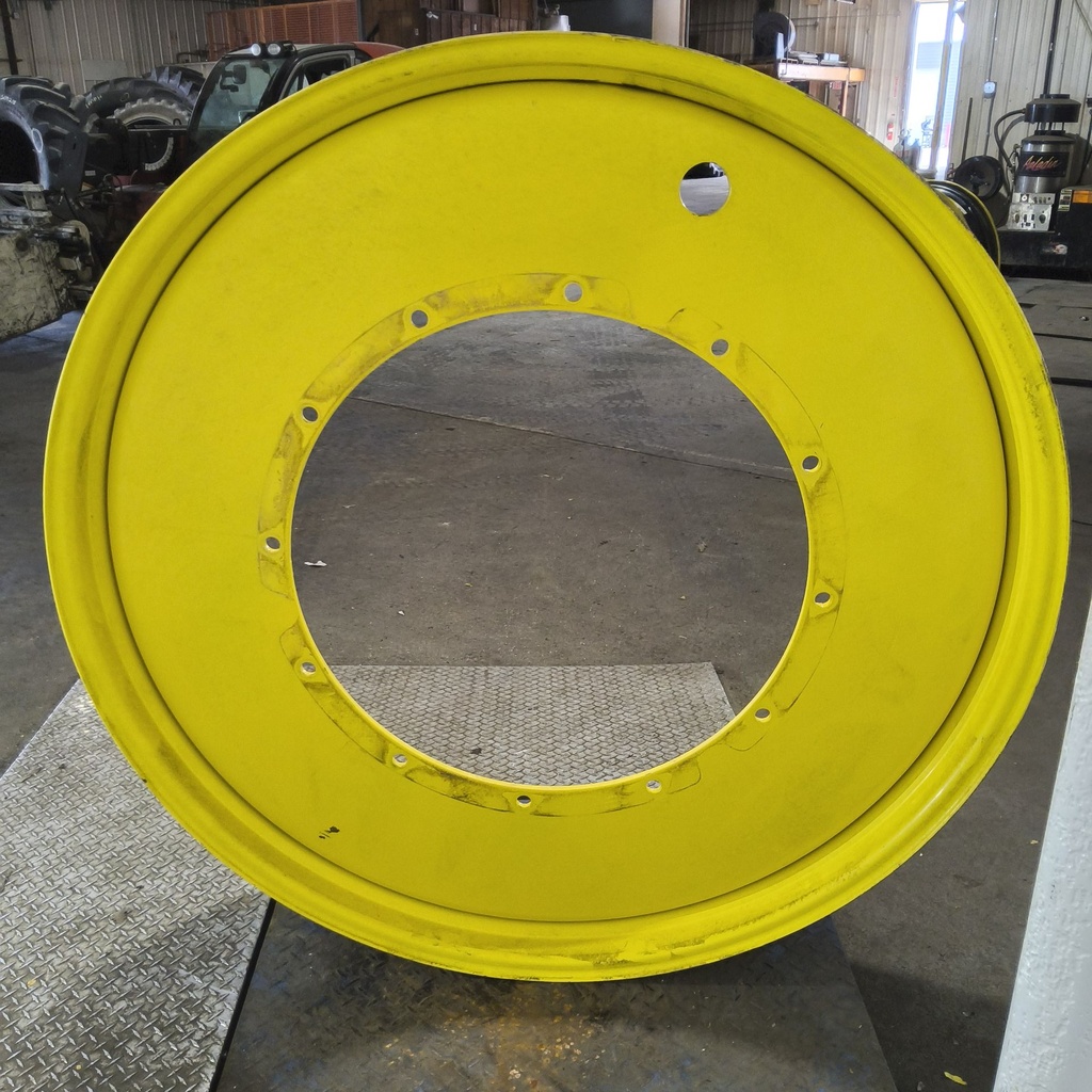 10"W x 54"D, John Deere Yellow 12-Hole Stub Disc , -3.31" Offset