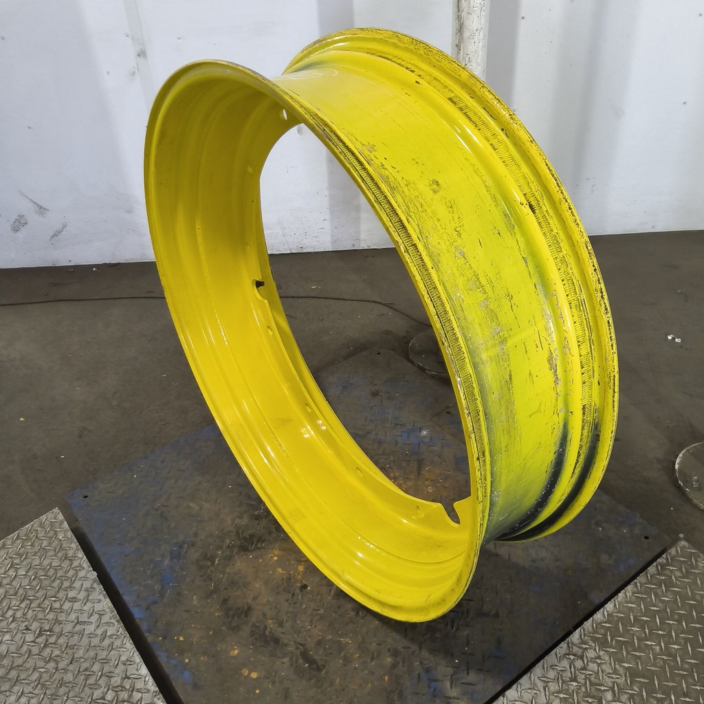 10"W x 38"D, John Deere Yellow 12-Hole Stub Disc , 1.88" Offset