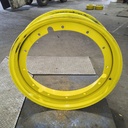 10"W x 38"D, John Deere Yellow 12-Hole Stub Disc , 1.88" Offset