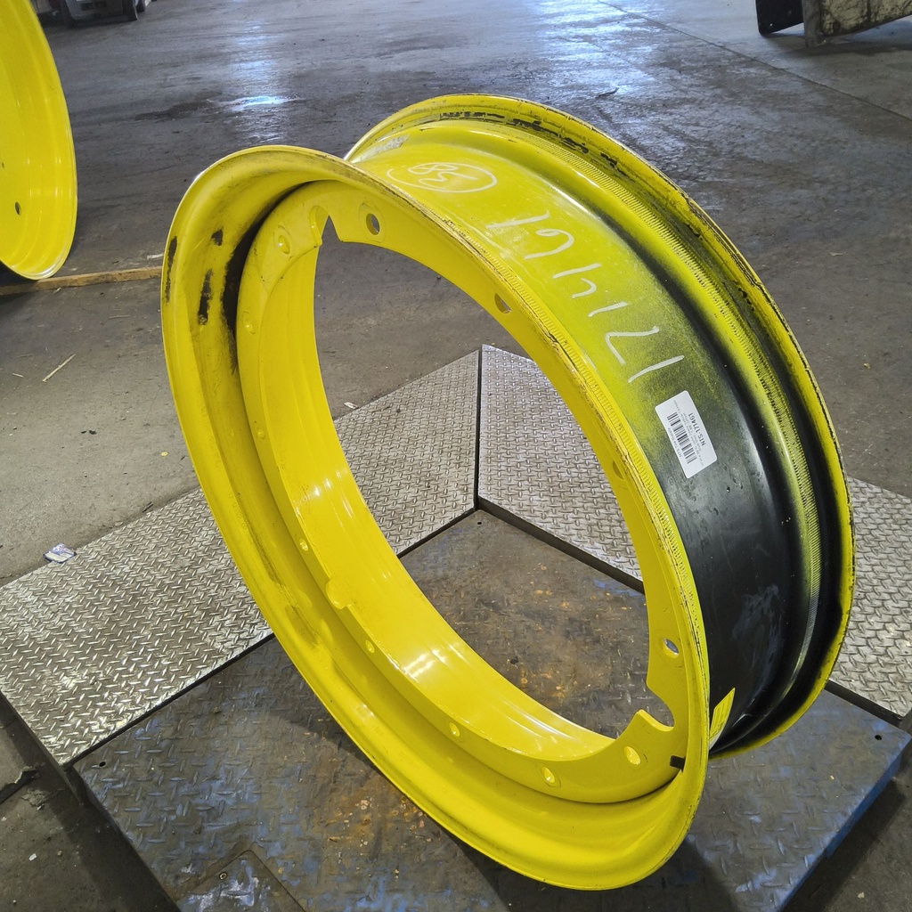 10"W x 38"D, John Deere Yellow 12-Hole Stub Disc , 1.88" Offset