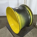 23"W x 38"D, John Deere Yellow 10-Hole Dolly Dual , -14.31" Offset