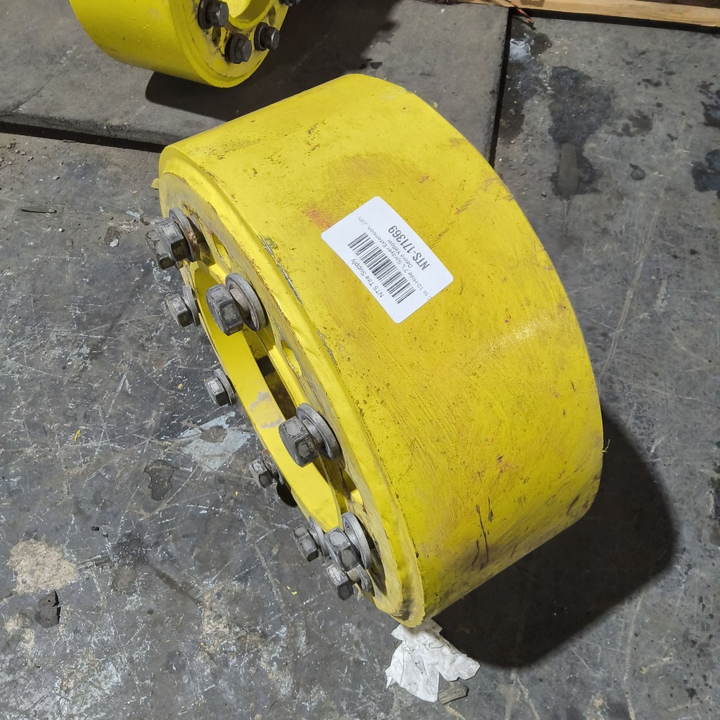 10 to 10-Hole 7"L Sprayer Extension, John Deere Yellow