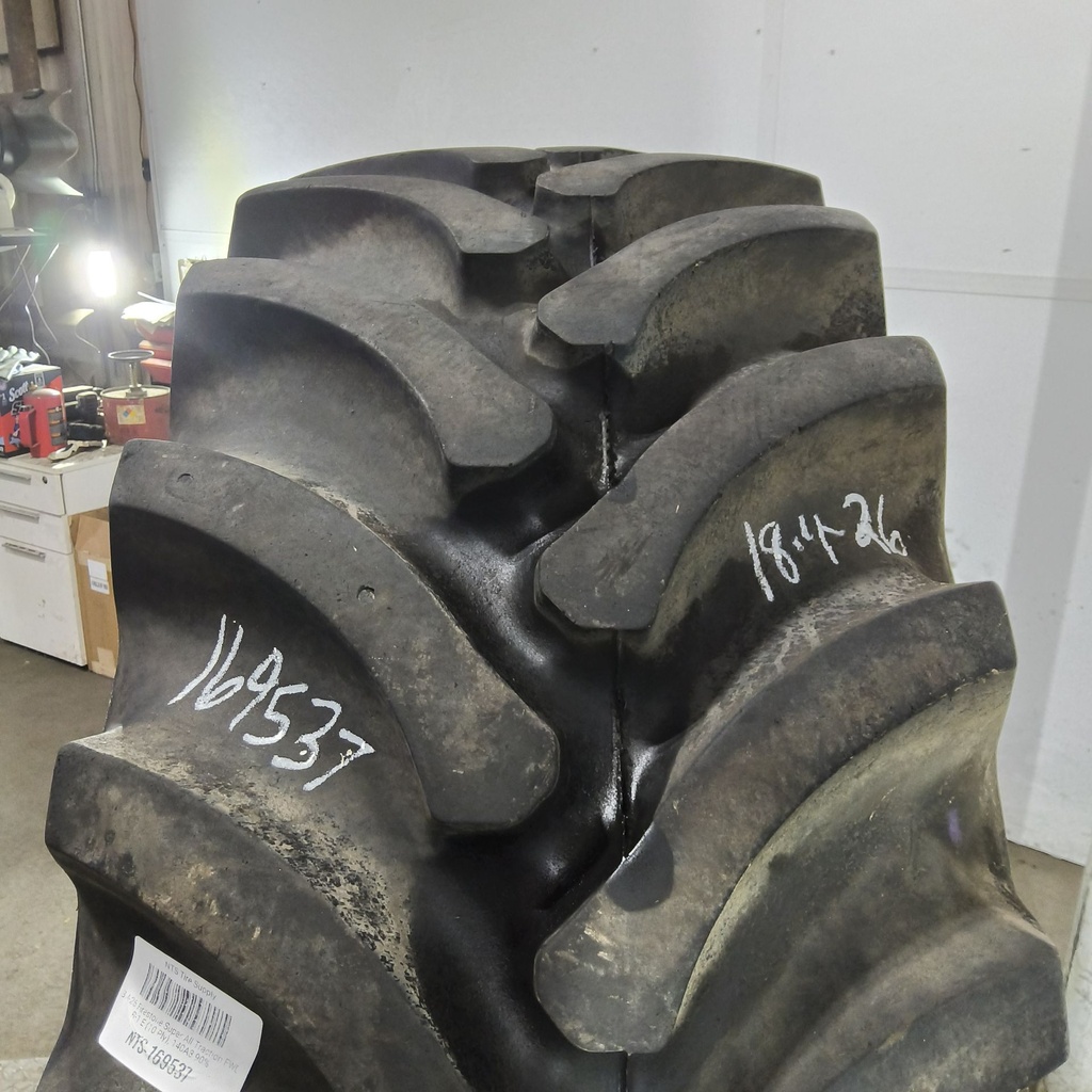 18.4-26 Firestone Super All Traction FWD R-1 E (10 Ply), 140A8 90%