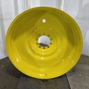 12"W x 54"D, John Deere Yellow 10-Hole Formed Plate , -9.25" Offset