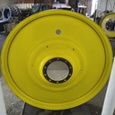 12"W x 54"D, John Deere Yellow 10-Hole Formed Plate , -9.25" Offset