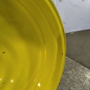 12"W x 54"D, John Deere Yellow 10-Hole Formed Plate , -9.25" Offset