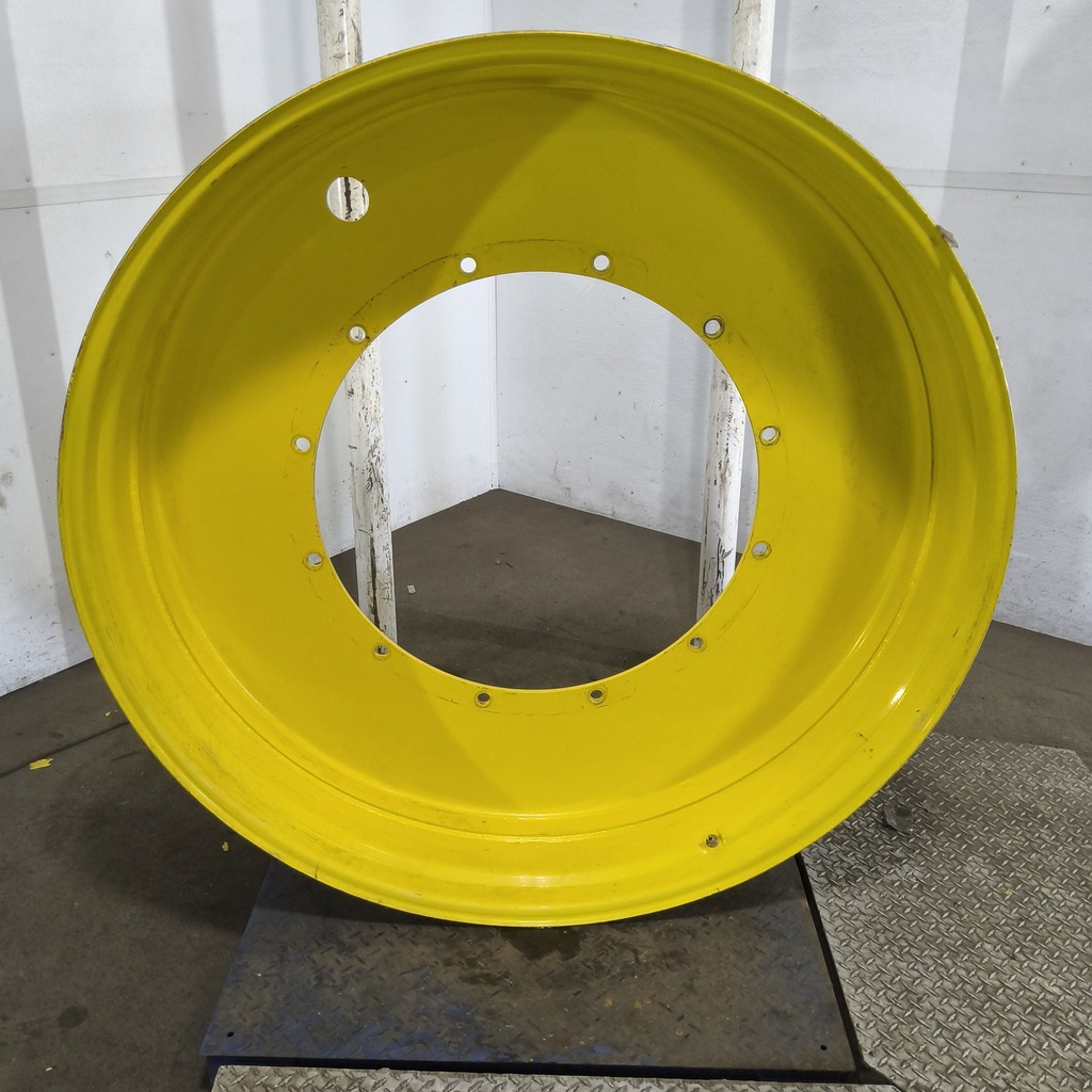 12"W x 54"D, John Deere Yellow 12-Hole Stub Disc , -3.38" Offset