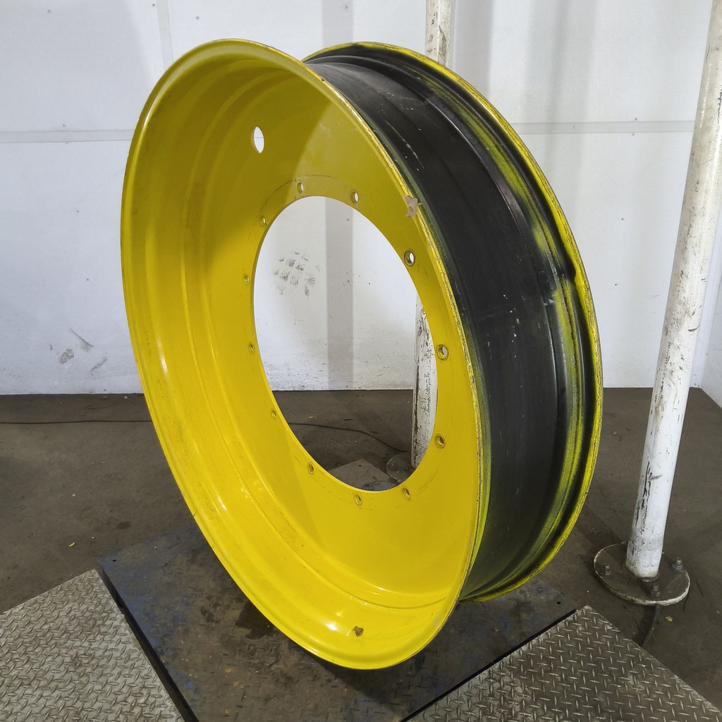 12"W x 54"D, John Deere Yellow 12-Hole Stub Disc , -3.38" Offset