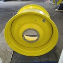 27"W x 38"D, John Deere Yellow 10-Hole Formed Plate , -11.38" Offset