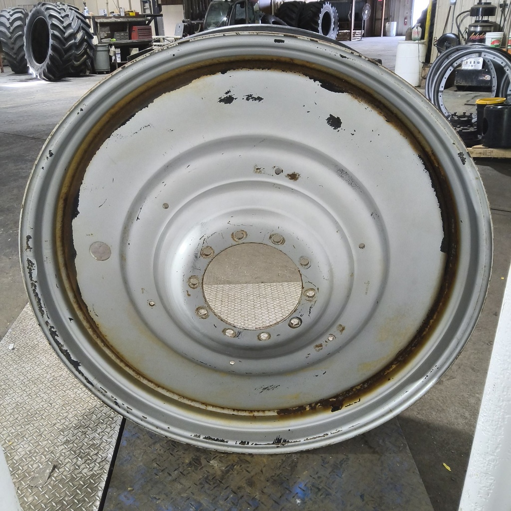 15"W x 50"D, Case IH Silver Mist 10-Hole Formed Plate , -9.25" Offset