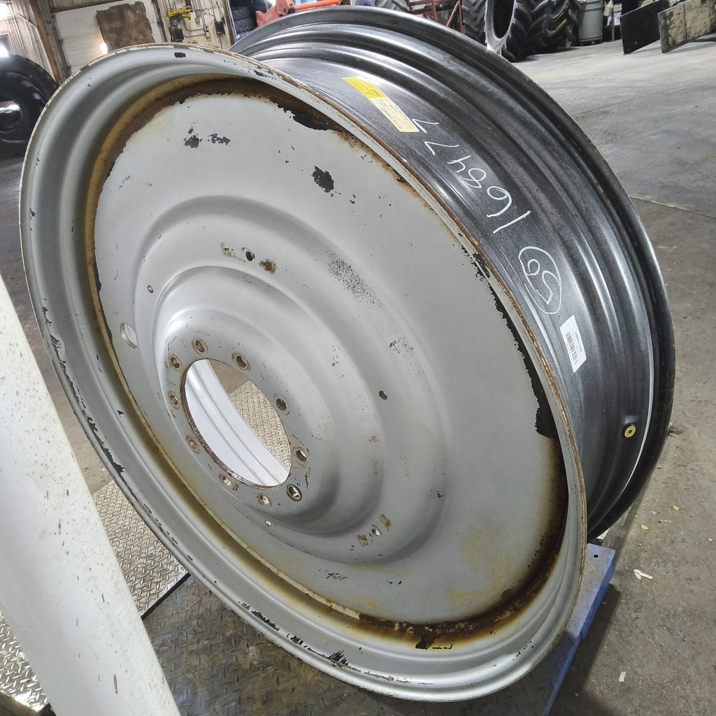 15"W x 50"D, Case IH Silver Mist 10-Hole Formed Plate , -9.25" Offset