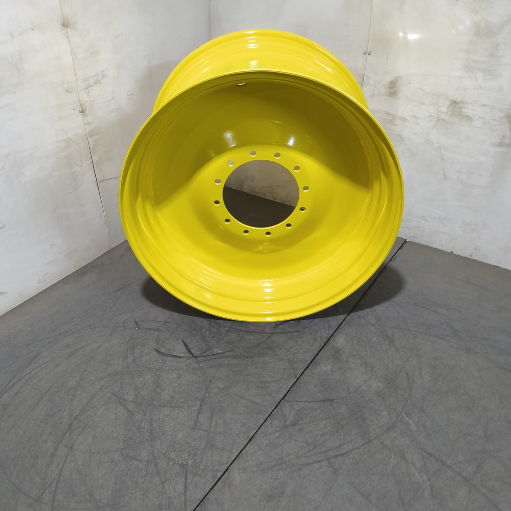 23"W x 38"D, John Deere Yellow 12-Hole Bubble Disc , -6" Offset