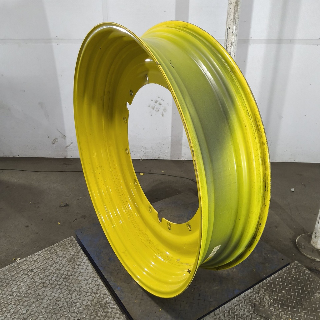 12"W x 50"D, John Deere Yellow 12-Hole Stub Disc , -3.12" Offset